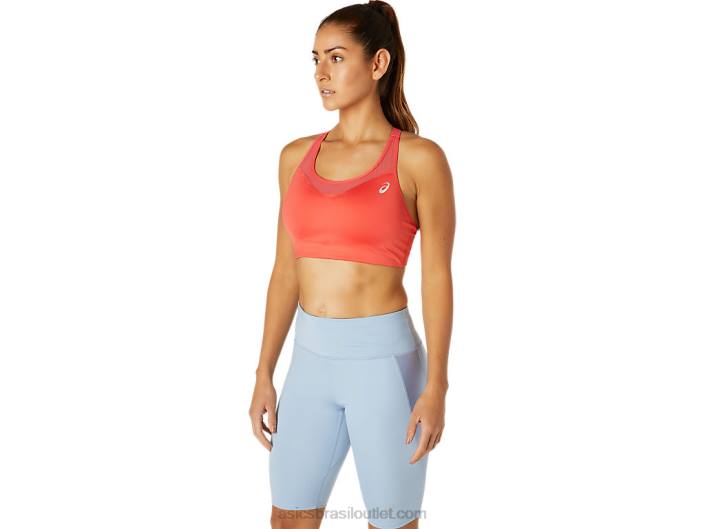 sutiã acelerador feminino 462T3729 toranja rosa Asics