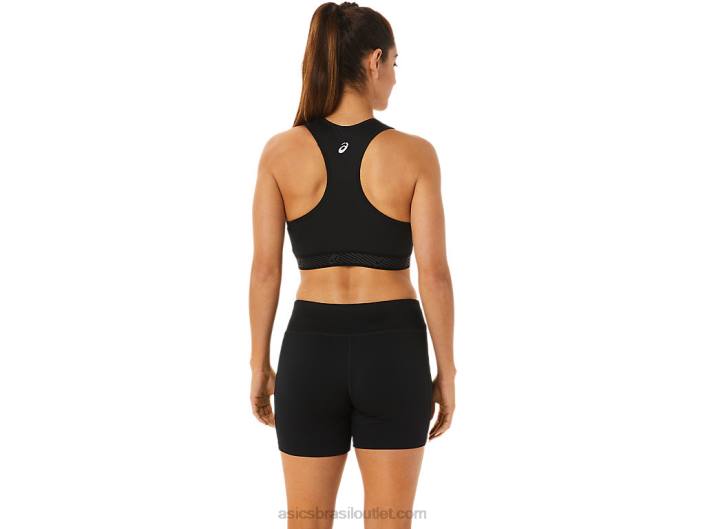 sutiã acolchoado circuito ii feminino 462T2875 desempenho preto Asics