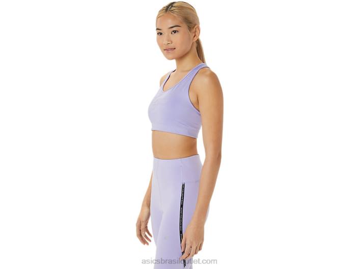 sutiã acolchoado feminino 462T3086 vapor/vapor Asics