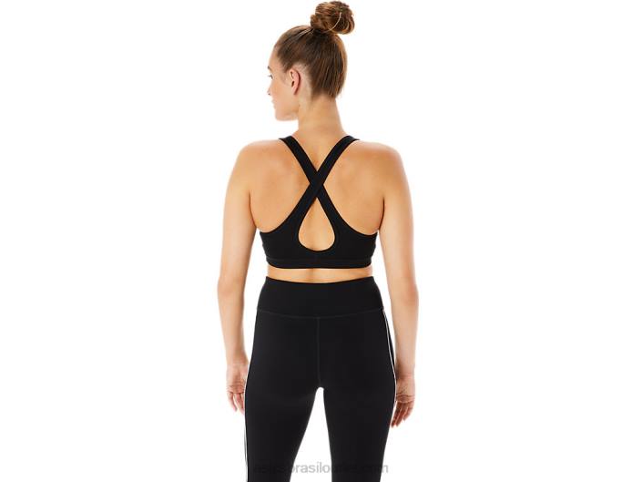 sutiã core para treino feminino 462T2298 desempenho preto Asics