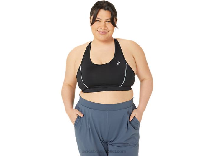 sutiã core para treino feminino 462T2298 desempenho preto Asics