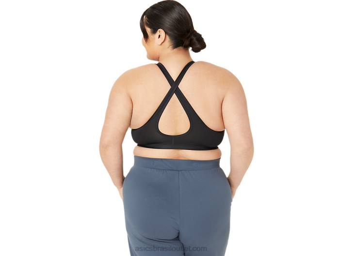 sutiã core para treino feminino 462T2298 desempenho preto Asics