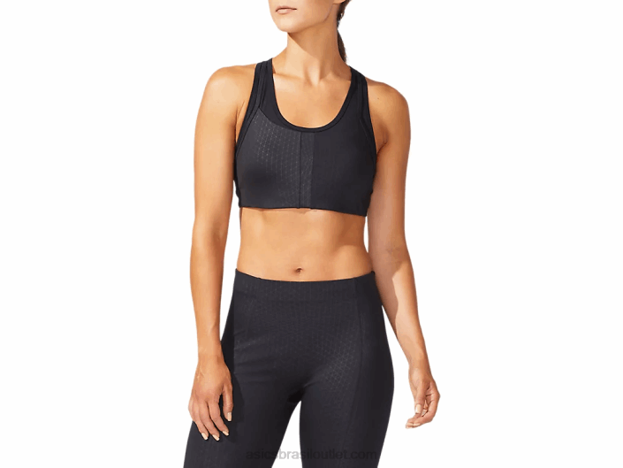 sutiã de viagem de luxo feminino 462T2365 desempenho preto Asics