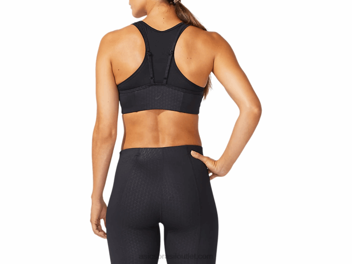 sutiã de viagem de luxo feminino 462T2365 desempenho preto Asics