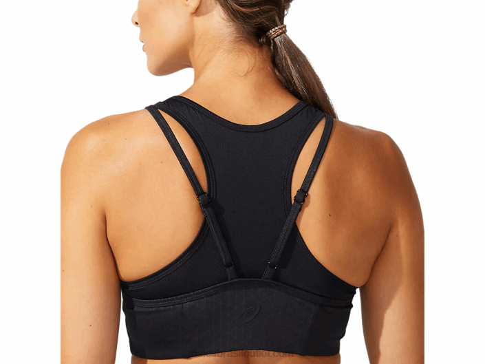 sutiã de viagem de luxo feminino 462T2365 desempenho preto Asics