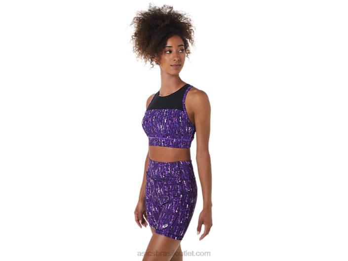 sutiã feminino kate strappy 462T2803 orquídea japonesa escovada/preta Asics