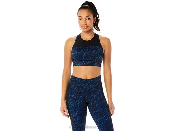 sutiã feminino kate strappy 462T3513 estampa noturna/lake drive Asics