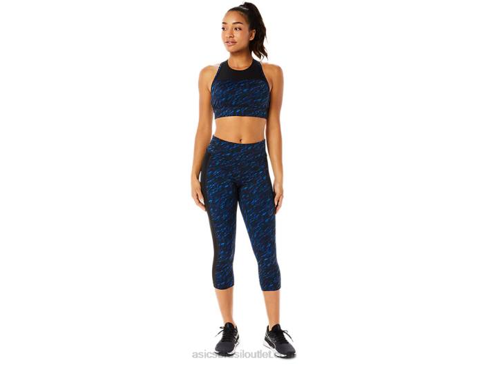 sutiã feminino kate strappy 462T3513 estampa noturna/lake drive Asics