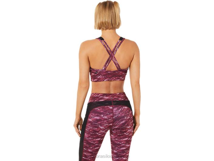 sutiã feminino kate strappy 462T3719 marte profundo/névoa multi Asics