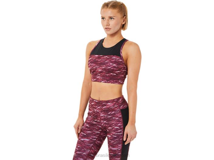 sutiã feminino kate strappy 462T3719 marte profundo/névoa multi Asics