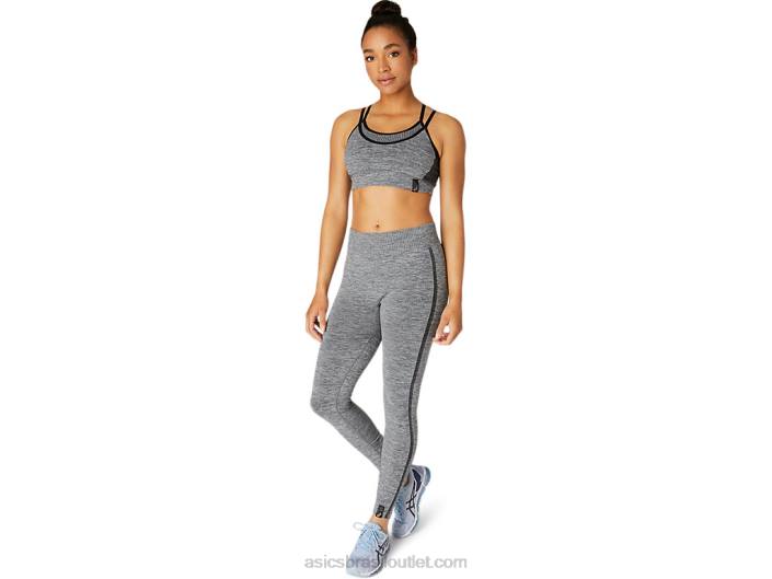 sutiã feminino reversível sem costura 462T3659 desempenho preto Asics