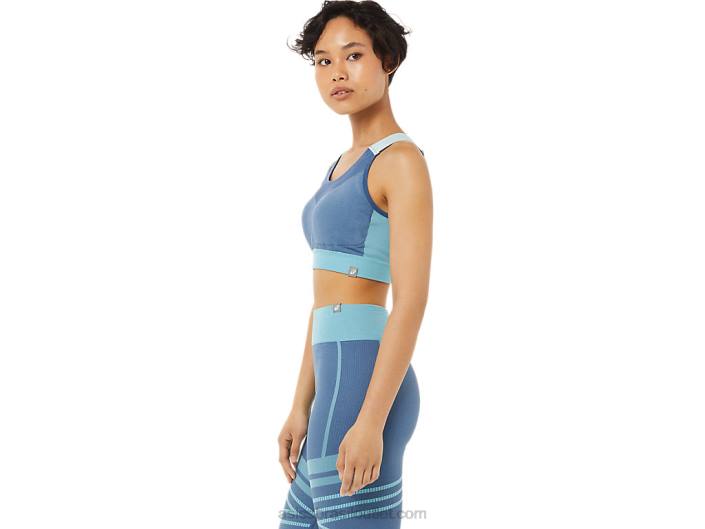 sutiã feminino sem costura 462T3517 grande tubarão Asics