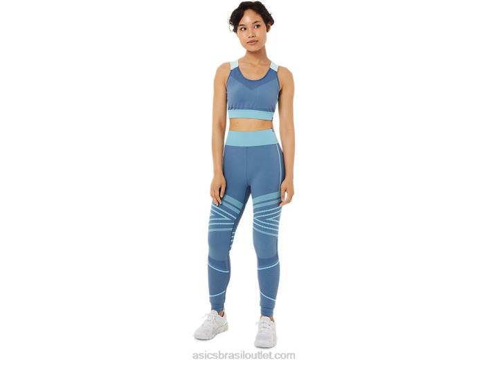 sutiã feminino sem costura 462T3517 grande tubarão Asics