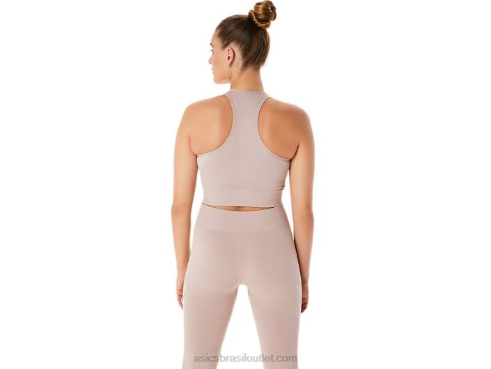 sutiã feminino sem costura nagino flex 462T2235 fulvo Asics