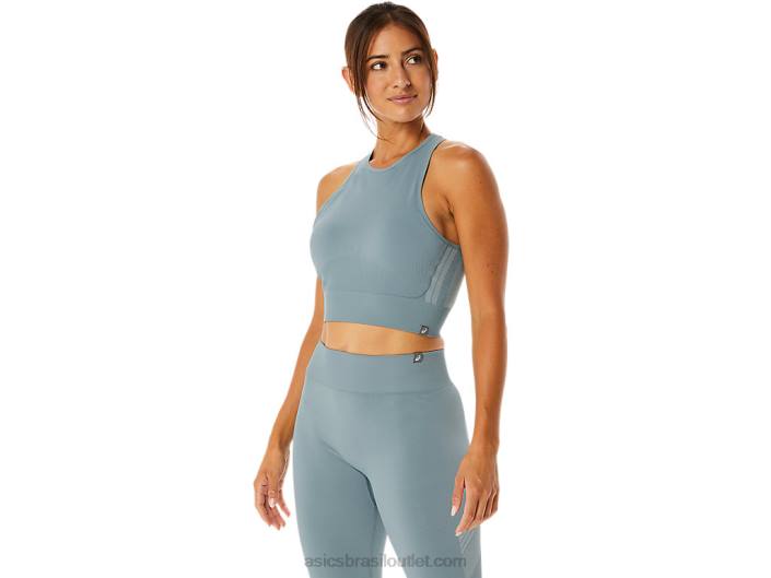 sutiã feminino sem costura nagino flex 462T2239 aço leve Asics