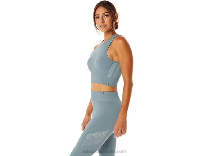 sutiã feminino sem costura nagino flex 462T2239 aço leve Asics