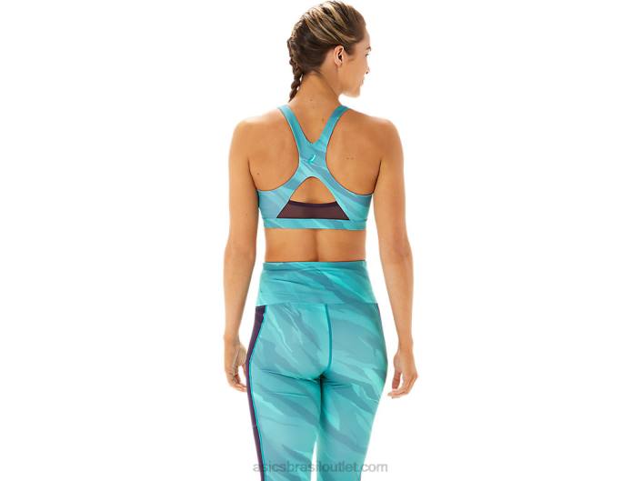 sutiã gráfico de treino feminino 462T2926 pinheiro enevoado Asics