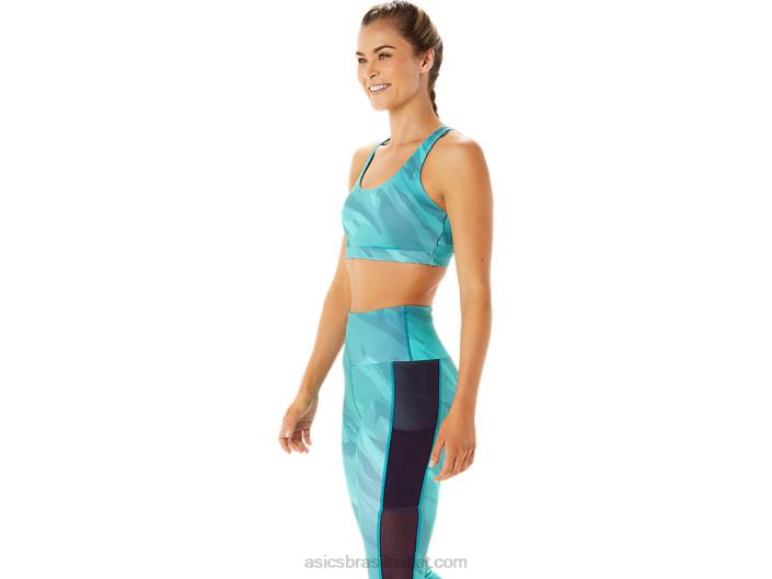 sutiã gráfico de treino feminino 462T2926 pinheiro enevoado Asics