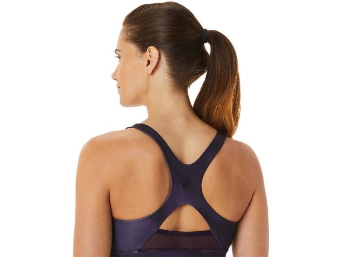 sutiã gráfico de treino feminino 462T2927 sombra da noite Asics