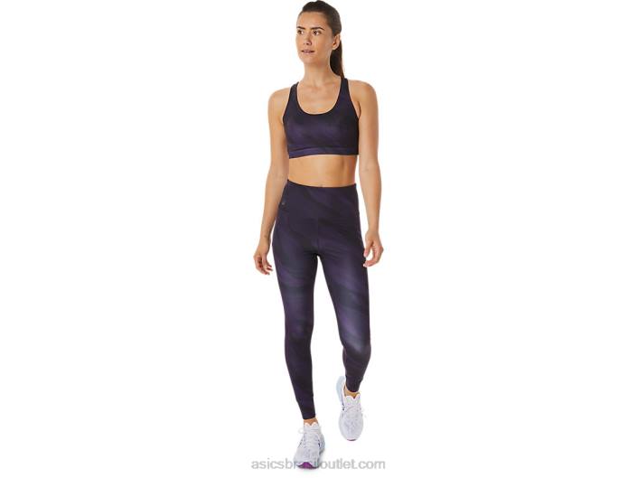 sutiã gráfico de treino feminino 462T2927 sombra da noite Asics