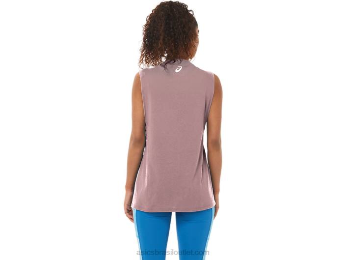 mente sã feminina, tanque de corpo são 462T4109 gengibre pêssego urze Asics