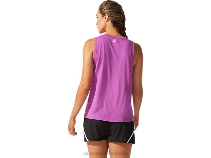 regata gráfica feminina core 462T4059 uva digital Asics