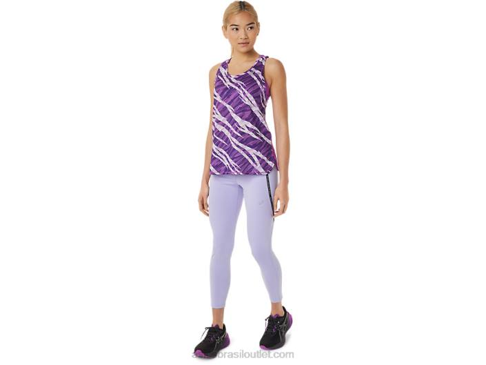 tanque camuflado selvagem feminino 462T3068 brilho de orquídea/lavanda Asics