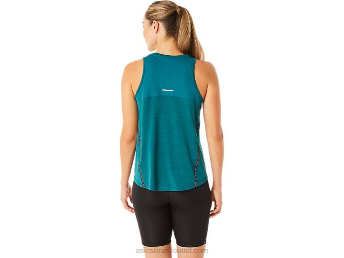 tanque de corrida feminino 462T2996 pinho aveludado Asics