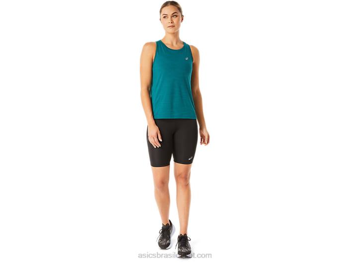 tanque de corrida feminino 462T2996 pinho aveludado Asics
