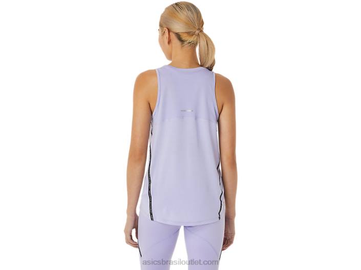 tanque de corrida feminino 462T3069 vapor Asics