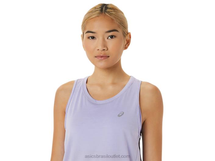 tanque de corrida feminino 462T3069 vapor Asics