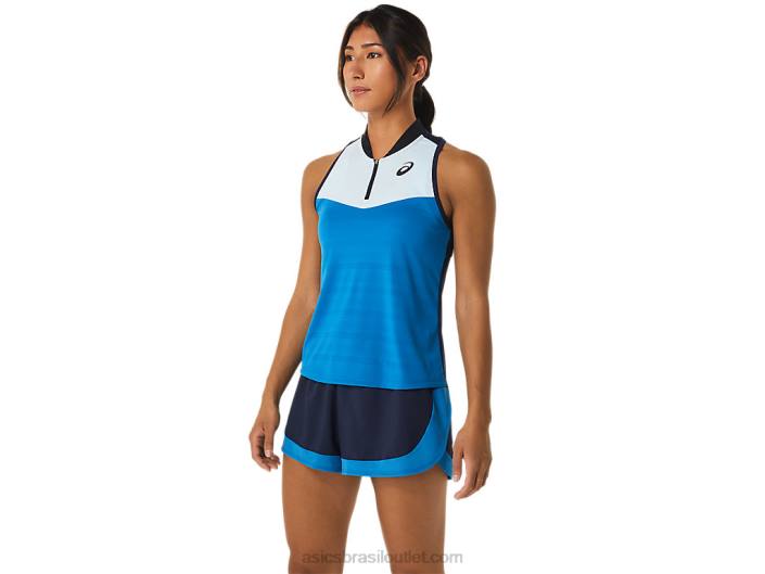 tanque de fósforo feminino 462T2251 céu/renascido azul Asics