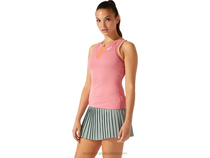 tanque de fósforo feminino 462T3931 pétala de pêssego Asics