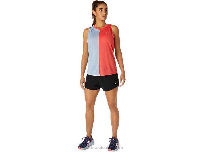 tanque feminino tokyo 462T3760 toranja rosa/névoa Asics