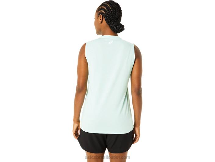 tanque muscular da montanha das mulheres 462T3713 urze de gelo fresco Asics
