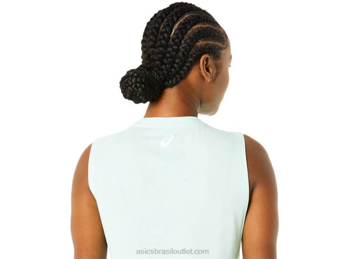 tanque muscular da montanha das mulheres 462T3713 urze de gelo fresco Asics