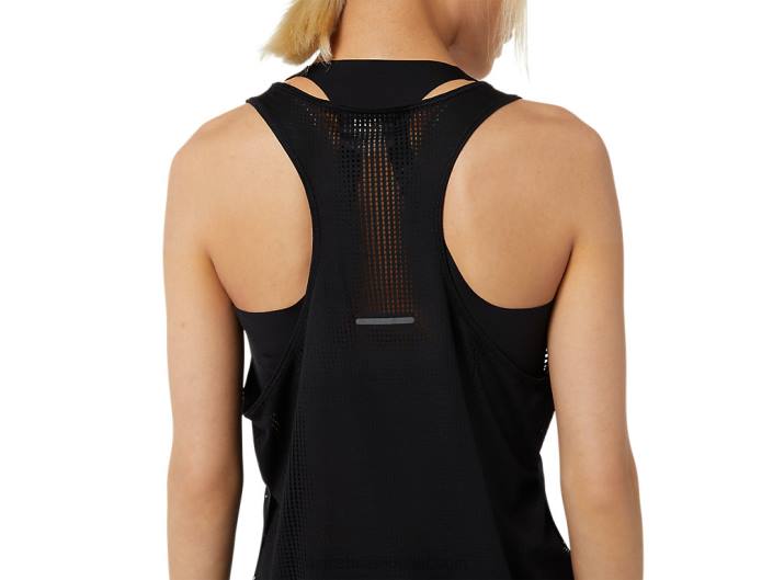tanque ventilate actibreeze feminino 462T3449 desempenho preto Asics