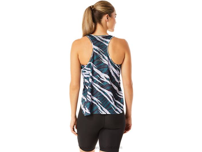 tanque ventilate actibreeze feminino aop 462T3072 sombra da noite/pinho de veludo Asics