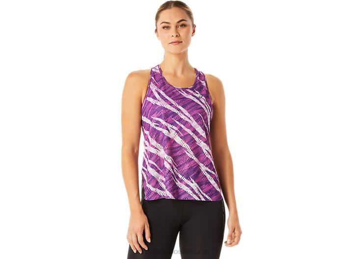 tanque ventilate actibreeze feminino aop 462T3073 brilho de orquídea/lavanda Asics