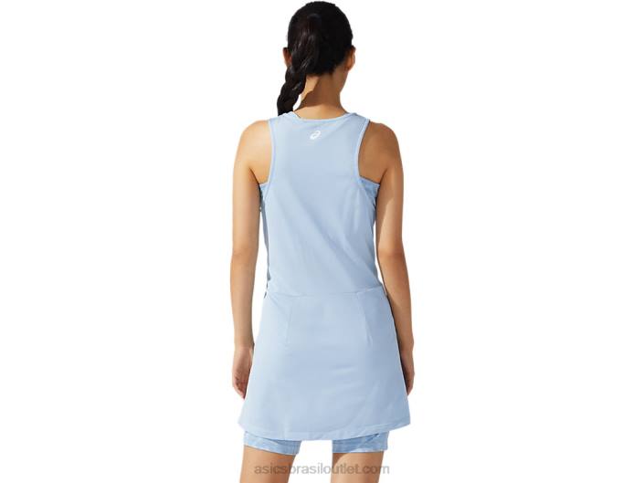 novo vestido forte 92 feminino 462T3846 impressão de névoa Asics