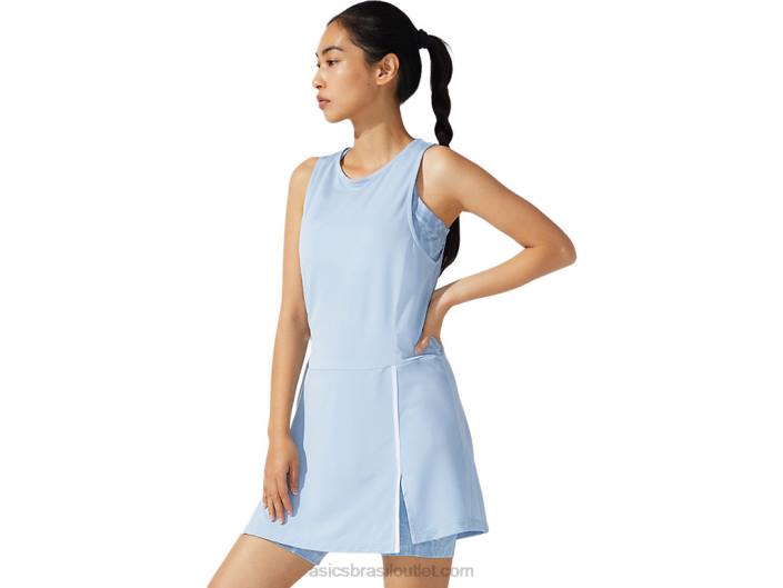 novo vestido forte 92 feminino 462T3846 impressão de névoa Asics