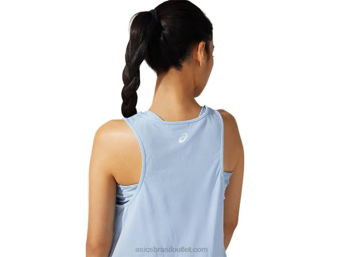 novo vestido forte 92 feminino 462T3846 impressão de névoa Asics