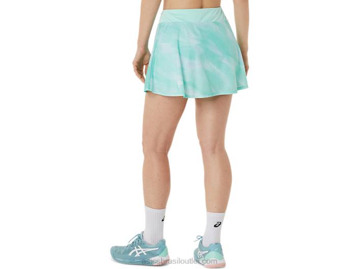 short gráfico feminino match 462T3067 gelo fresco Asics