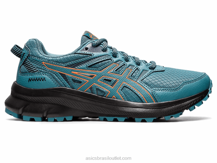 batedor de trilha 2 462T3110 pinho nebuloso/laranja nova Asics
