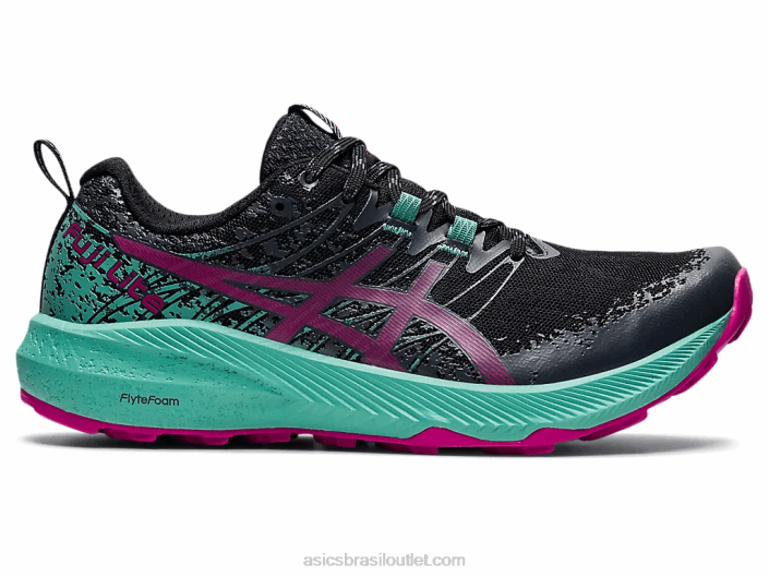 fuji lite 2 462T3586 preto/vermelho fúcsia Asics
