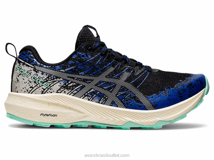 fuji lite 2 462T3898 preto/prata pura Asics