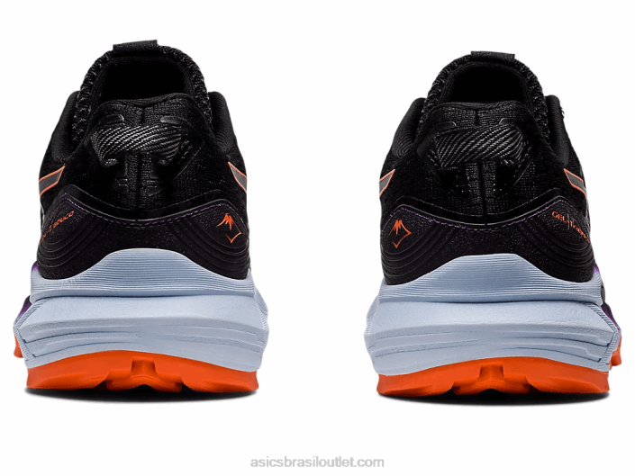 gel-trabuco 10 462T2880 preto/nova laranja Asics