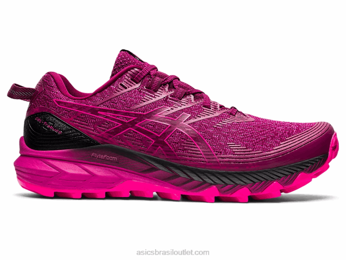gel-trabuco 10 462T3414 bagas secas/vermelho fúcsia Asics