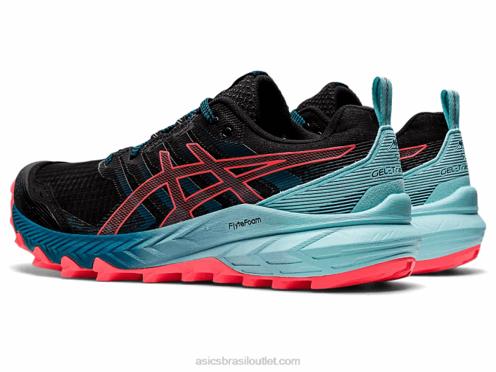 gel-trabuco 9 462T3888 coral preto/brilhante Asics