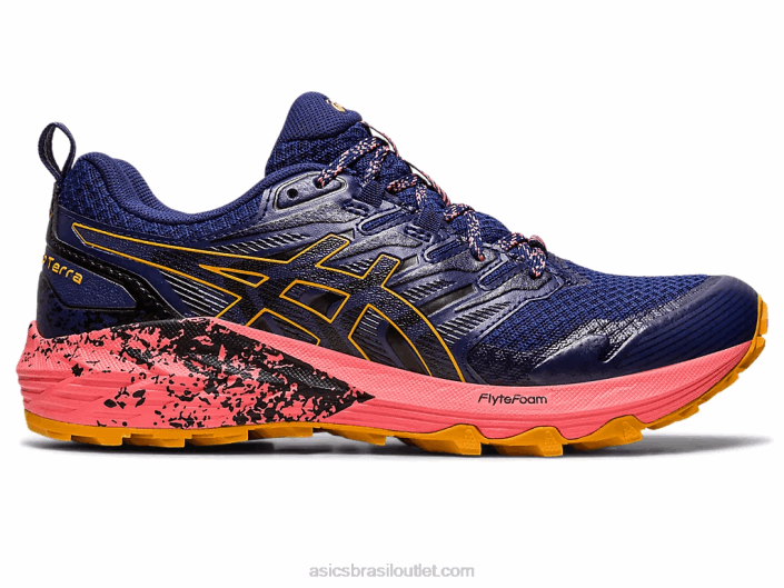 gel-trabuco terra 462T2636 azul índigo/tempestade de areia Asics